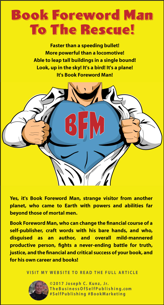Book Foreword Man To The Rescue! Infographic