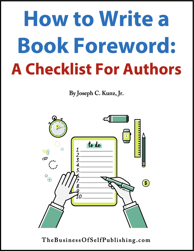 How to Write a Book Foreword: A Checklist For Authors